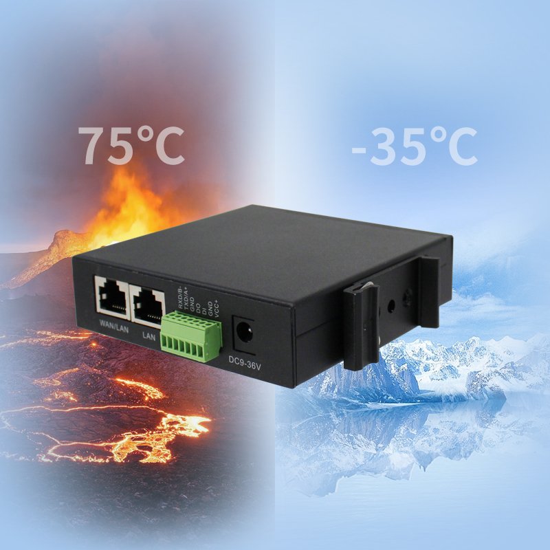 Din Rail Wall Mounted Serial Device Server Modbus Communication Module Rs485 To TCP IP UDP HTTP IOT Gateway 4G Industrial Router